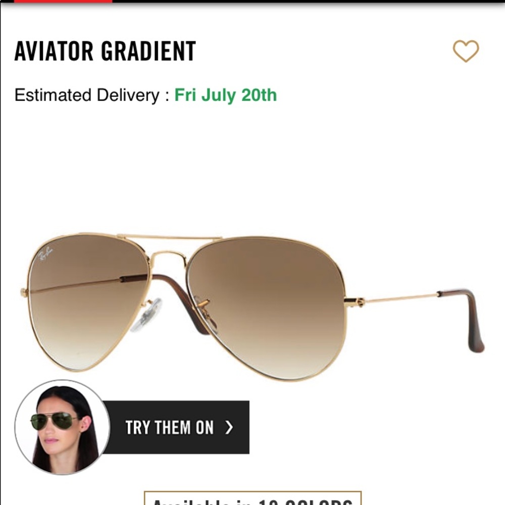 Large aviator gradient